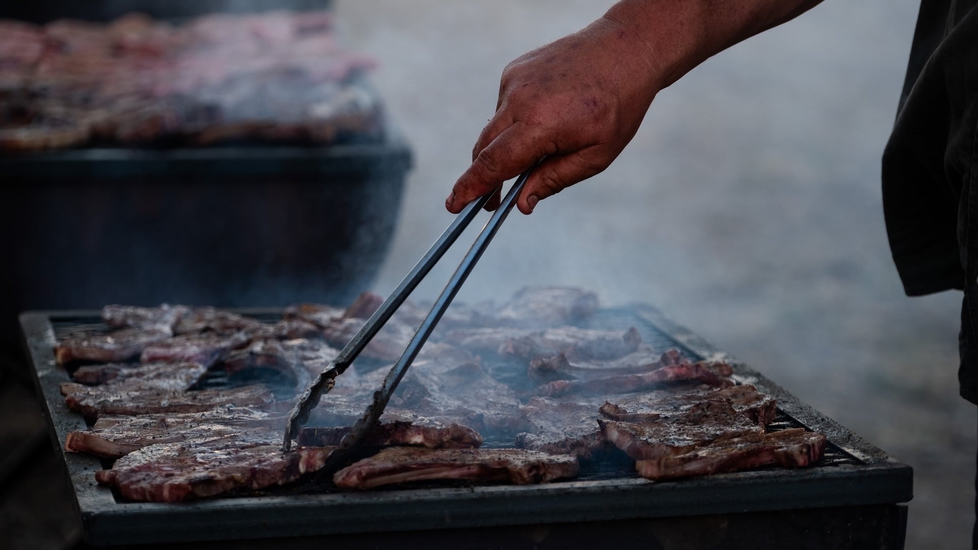 Braai masters hard at work during stage 4 of Nedbank Gravel Burn stage race from Blaauwater to Blaauwater, Eastern Cape, South Africa on 29 October 2025. Photo by Daryan Rowe